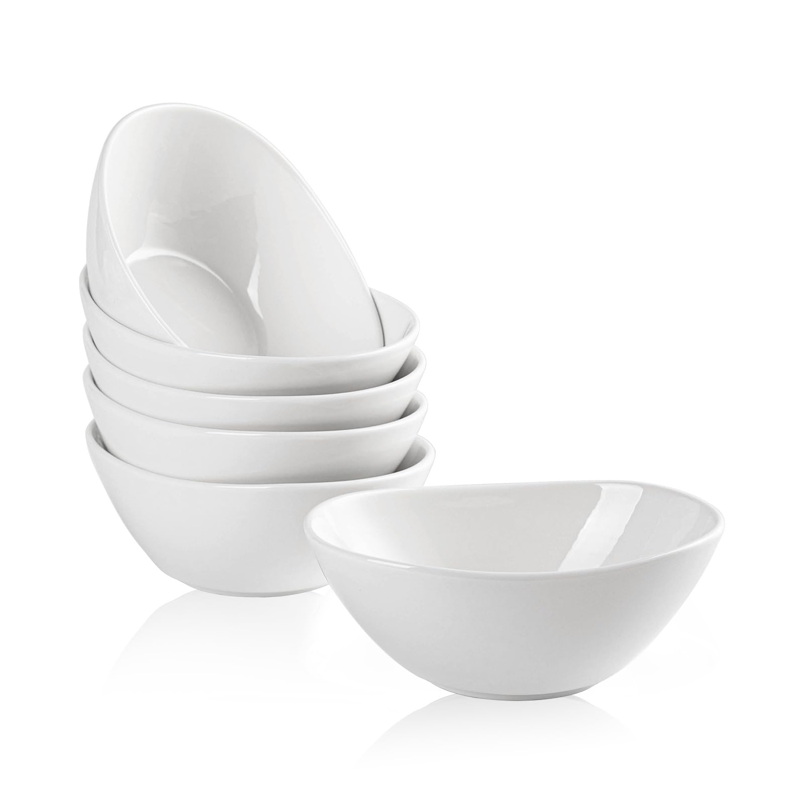 Photo 1 of *Missing Parts*
CHILDIKE Ceramic Serving Bowls, 20 OZ 2 Pack Fruit Display Dishes Oval Bowls Set, 7 Inch Microwave Safe White Porcelain Kitchen Bowl for Salad, Ice Cream, Pasta, Cereal and Party Dinner