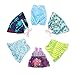 WakaoFeeling 6 Pack Baby Doll Clothes Outfits for Sweet 10 - 12 Inch Baby Doll Girl,Alive Accessories Clothing Dresses Jumpsuit for Baby Dolls