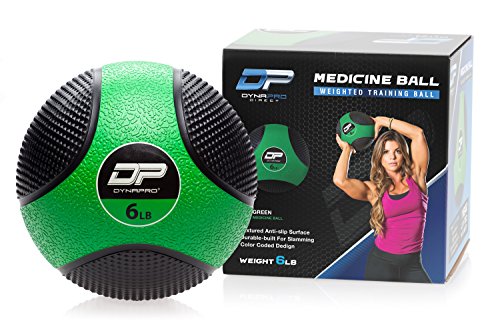 DYNAPRO Medicine Ball (Green- 6LB) - Thumbnail 2