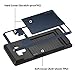 Vofolen Sliding Cover for Galaxy Note 9 Case Wallet Credit Card Holder ID Slot Pocket Heavy Duty Protection Dual Layer Protective Hard Shell Hybrid TPU Bumper Armor for Samsung Galaxy Note 9 Navy Blue