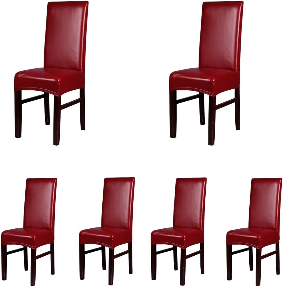 Best 6 pack red chair covers