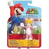 World of Nintendo Super Mario Cat Peach 4 inch Scale 41175