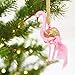 Hallmark Ornament, Hallmark Signature Premium Pink Flamingo Glass Ornament