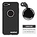 Ztylus Designer Revolver M Series Camera Kit: 6 in 1 Lens with Case for iPhone 7 Plus / 8 Plus, iPhone Lens Kit - 2X Telephoto Lens, Macro, Super Macro Lens, Wide Angle Lens (Carbon Fiber)