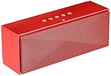 AmazonBasics Portable Bluetooth Speaker - Red
