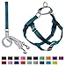 2 Hounds Design Freedom No Pull Dog Harness | Comfortable Control for Easy Walking |Adjustable Dog Harness and Leash Set | Small, Medium & Large Dogs | Made in USA | Solid Colors | 5/8