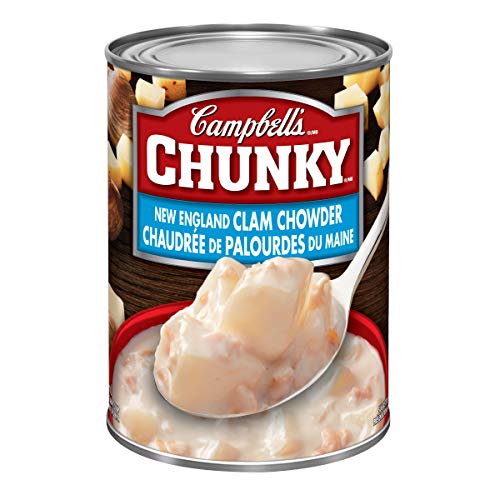 Campbell's Chunky New England Clam Chowder Soup, 540ml (Imported from Canada)