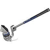 YEZRO Golf Club Attachment for Meta Quest 3/3s - Adjustable Weighted Aluminum VR Handle Accessories with Real Grip, 90 Degree