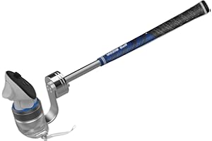 YEZRO Y13S Golf Club Attachment for Meta Quest 3S/3 - Adjustable Weighted Aluminum VR Golf Club Handle Accessories for Golf + with Real Grip, 90 Degree Design Keep Tracking 2025 Upgraded Version