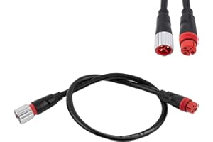 DRHOMEAM 9 Pin E-Bike Motor Extension Cable Fit for Bafang G062 G063 750W 1000W Hub Motor, 11Pin 50Cm/19.68'' E-Bike Extension Conversion Cable, Female to Male Waterproof Connector