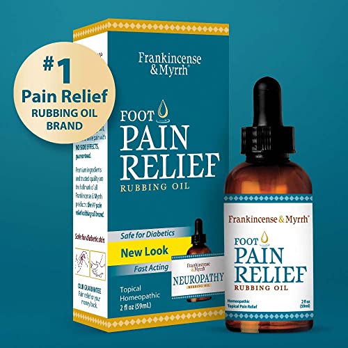 Frankincense & Myrrh Foot Nerve Pain Relief Neuropathy Rubbing Oil