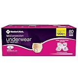 Member's Mark Total Protection Underwear for Women, Large (80 ct.)