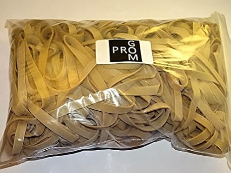 Progom - Gummibänder - 200(Ø127)mm x 10 mm - natur -1kg beutel