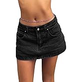 EMMIOL Skirts for Women Mid/Low Rised Sexy Mini Dress 2026 Trendy Summer Y2k Clothes Denim Skirt