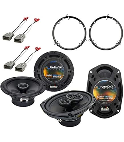 KICKER Speakers 6x9 Inch For Jeep Cherokee 2014-2018 Upgrade Kit - Pair