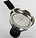 The HOOKAH HUB Black Shisha Bowl Silicone with Metal Screen Wind Cover Charcoal Screen