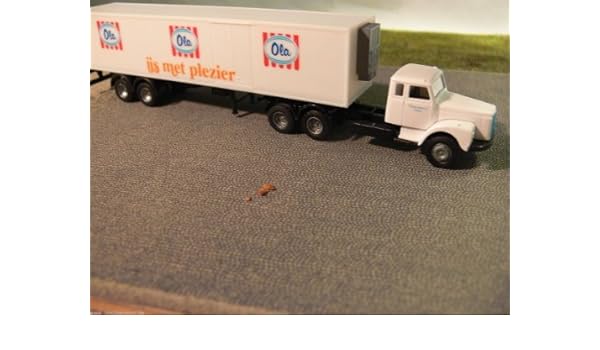 1/87 Epoche Scania Ola ijs met Plezier nevera maletín Sillín Tren ...