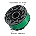 X Home SF-080 Weed Eater String Compatible with Black Decker GH3000 Trimmers, 4 Pack