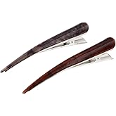 Large Teeth Bows Hair Clips duck billed hair clips Classic Grip Crocodile Bill Hairpins Chic Styling Claw, 2Pcs