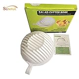 SUNFUL Easy cutter the Salad,Salad Cutter Bowl,Vegetable Cutter Bowl - Make Your Salad in 60 Seconds ,230G weight Original