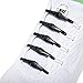 HICKIES No Tie Shoelaces Bundle For Adults 2 Pair of Premium Black & White Tieless Shoelaces For Adults 28 Elastic No tie Waterproof Laces - Unisex No Tie Running Shoe Laces One Size fit All