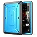 Fire HD 7 Case, SUPCASE [Heavy Duty] Fire HD 7 Case (4th Generation) [Unicorn Beetle PRO Series] Full-body Rugged Hybrid Protective Case Cover with Built-in Screen Protector for Fire HD 7, Blue/Black