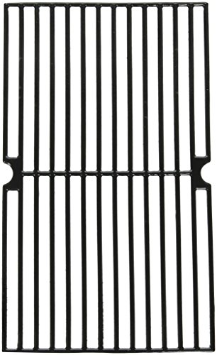 Music City Metals 69762 Gloss Cast Iron Cooking Grid Replacement For Gas Grill Model Brinkmann 810-9200-0, Set Of 2