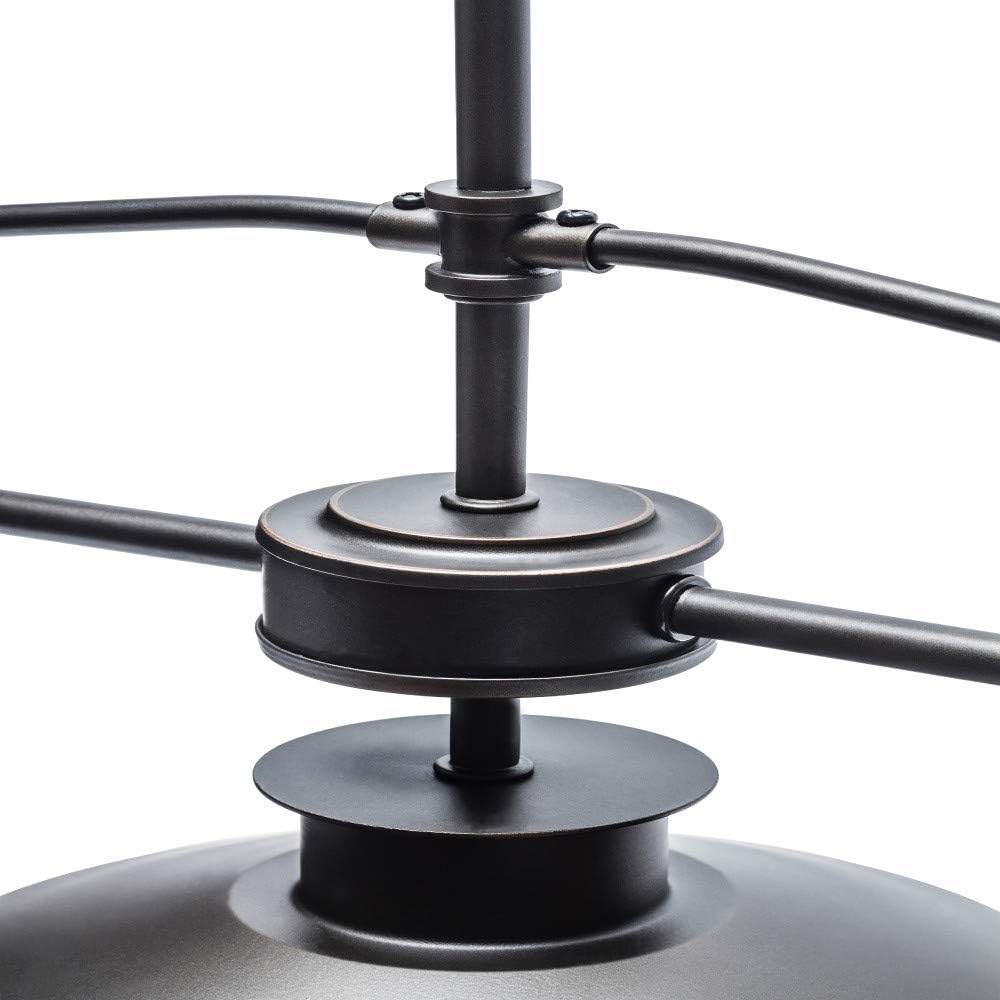 Nate 3-Light Pendant, Oil Rubbed Bronze, Clear Glass Shades, 64845 - - 