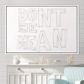 signwin Framed Canvas Wall Art Pressed Quotes 3D...