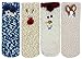 Lovful 4 Pairs Animal Super Warm Baby Fuzzy Soft Thick Socks