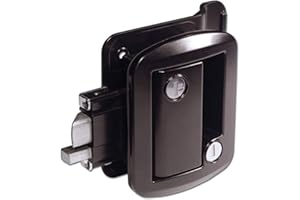 Creative Products Group Ttl-43610-2006-1Pk Rv Door Lock W/Deadbolt Black