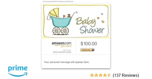 Amazon Com Amazon Egift Card Baby Shower Gift Cards