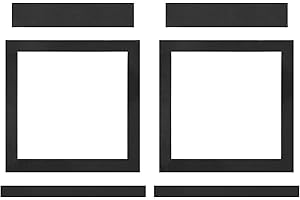 VATTCEEL (2 Pack) 14" x 14" Universal RV Roof Air Conditioner Gasket,Compatible with Recpro Domedic FOGATTI Furrion Air Conditioner,Closed Cell Foam Seal for AC Install