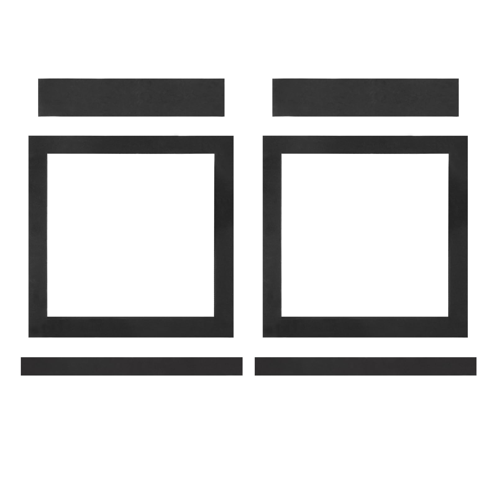 Photo 1 of (2 Pack) 14" x 14" Universal RV Roof Air Conditioner Gasket,Compatible with Recpro Domedic FOGATTI Furrion Air Conditioner,Closed Cell Foam Seal for AC Install