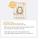TeaTime Pure Cotton Korean Face Mask Sheet 16 pack | Organic, Moisturizing, Soothing, Brightening, and Healing for Facial Skin (4 of 4 different kinds)
