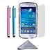 S4 Mini Case, Wisdompro® 3pcs Flower Butterfly Pattern Bundle Pack of Color and Graphic Soft TPU Gel Protective Case Covers for Samsung Galaxy S4 Mini (NOT S4 Fit)