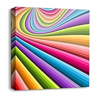 Canvas Wall Art Rainbow Canvas Prints Home Artwork Decoration for Living Room,Bedroom - 12x12 inches