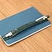 GRIFITI Band Joes Pen Pencil Stylus Loop 7.5 Inch 4 Pack Silicone Rubber Notebook Notepad Journal Case Strap Holder (black)