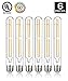 Hyperikon T10 Dimmable LED Filament Bulb, 5W (40W Equivalent), 470 lumen, 2700K (Soft White Glow), E26 Base (Medium Screw Base), CRI 90+, 6-Pack