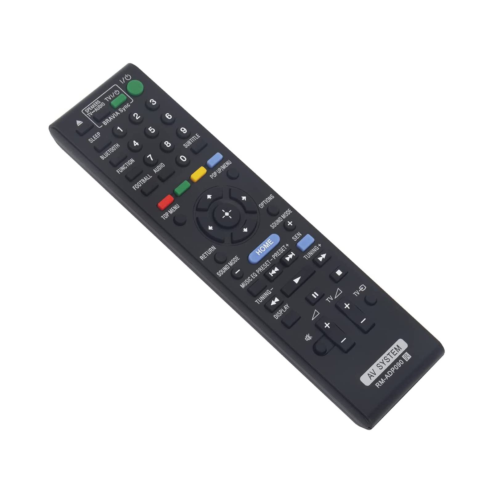 VINABTY RM-ADP090 RMADP090 Replacement Remote Control Fit for Sony Blu-ray DVD Player BDV-E6100 BDV-E4100 BDV-E3100 HBD-E2100 HBD-E3100 BDV-E3200 HBD-E3200 HBD-E4100 DBD-E3100 BVD-E6100 HBD-E280