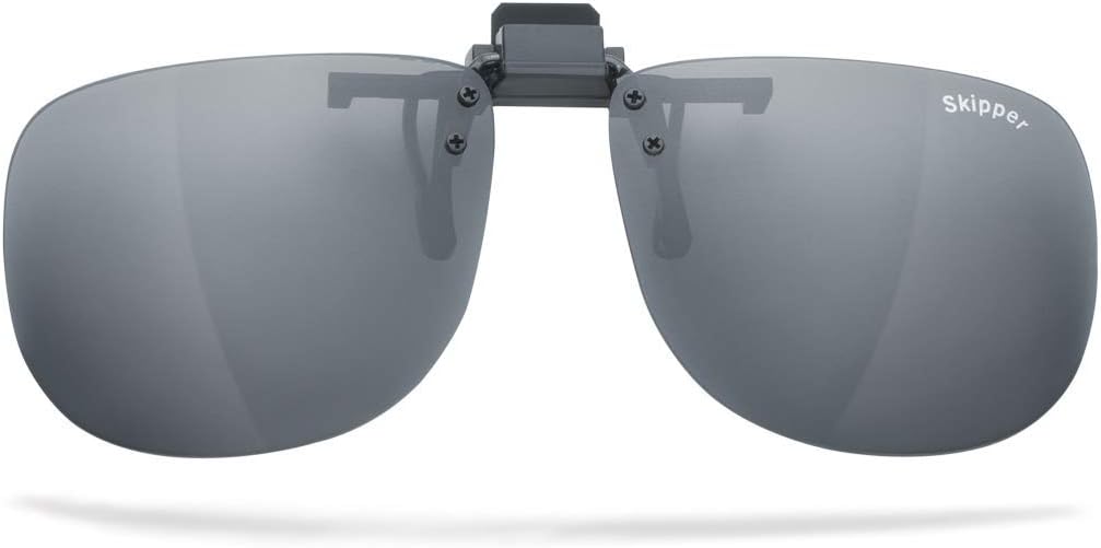 SKIPPER® – Polarized Eyewear | sunglasses clip | polarized Clip-on | clip on sunglasses | for prescription eyeglasses | polarized | men and women - wear over your prescription glasses | ideal for Outdoor, driving and fishing