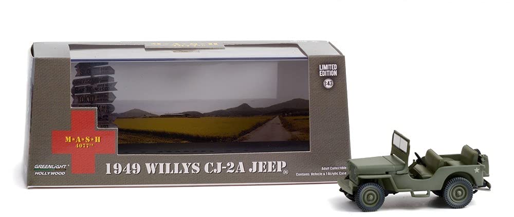 Greenlight 1:43 willy's jeep. M.A.S.H 1949 CJ-2A