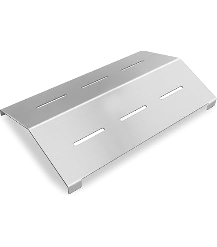 Edelstahl-Heizplatte Für Brinkmann & Charmglow Grills - 43,8 X 26 Cm, Rostfrei, Einfache Montage