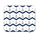 Swono Anchor Mouse Pads Chevron with Anchors in