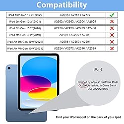 TopEsct 2-Pack Screen Protector for ipad 10th