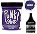 PUNKY COLOUR The Original SEMI-PERMANENT Conditioning Hair Color Dye by Jerome Russell (w/Sleek Tint Brush) Haircolor 3.5 oz / 100 ml (Violet)