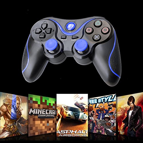 A-szcxtop 1 Pair Wireless Dualshock Bluetooth Game Controller Rechargeable Gamepad with USB Charging Cable for PS3 Playstation 3 - Thumbnail 4