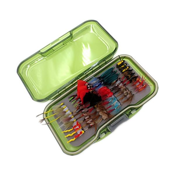 Flyafish-Vintage-54pcs-Dry-Flies-Fly-Lure-Bass-Bait-Lure-Stream-Trout-Fishing