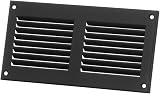 EUROPLAST 200x100mm Brown Metal Air Vent Grille with Insect Mesh 8x4 view 6