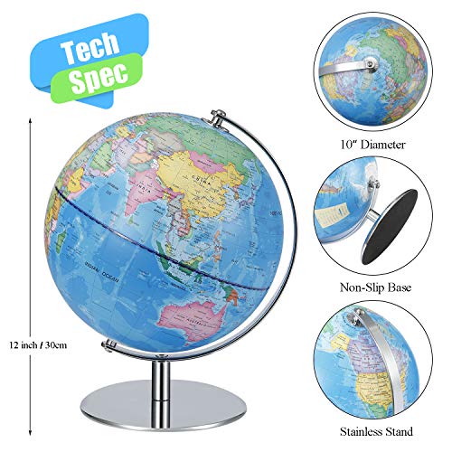 3 World+Globes+Kids+Educational+Geographic